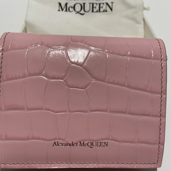 Alexander McQueen Blush Pink Wallet (Retail $1525) - Picture 4 of 7